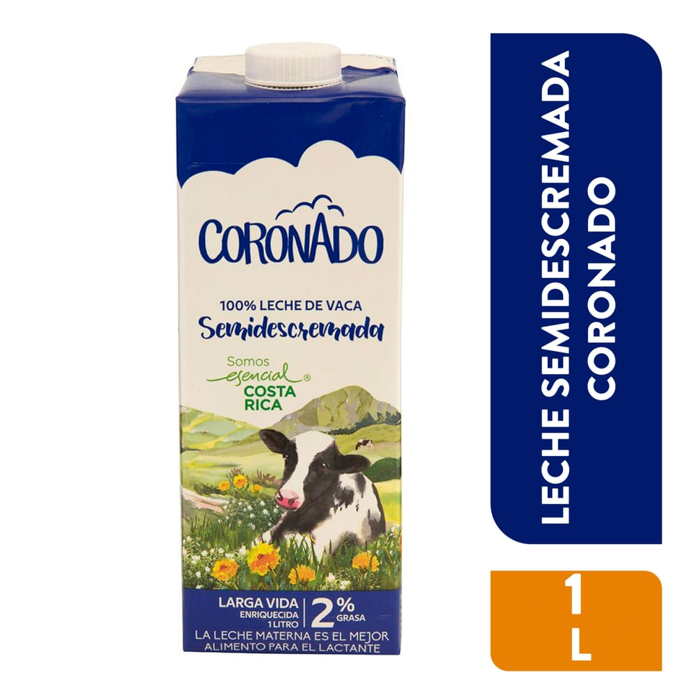 Leche UHT Semidescremada Coronado