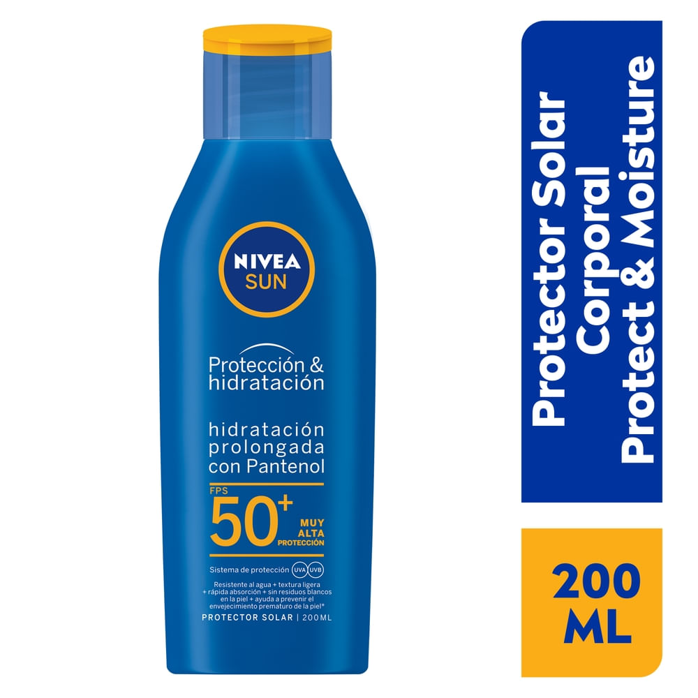 Bloqueador Hidratante FPS 50+ Nivea Sun