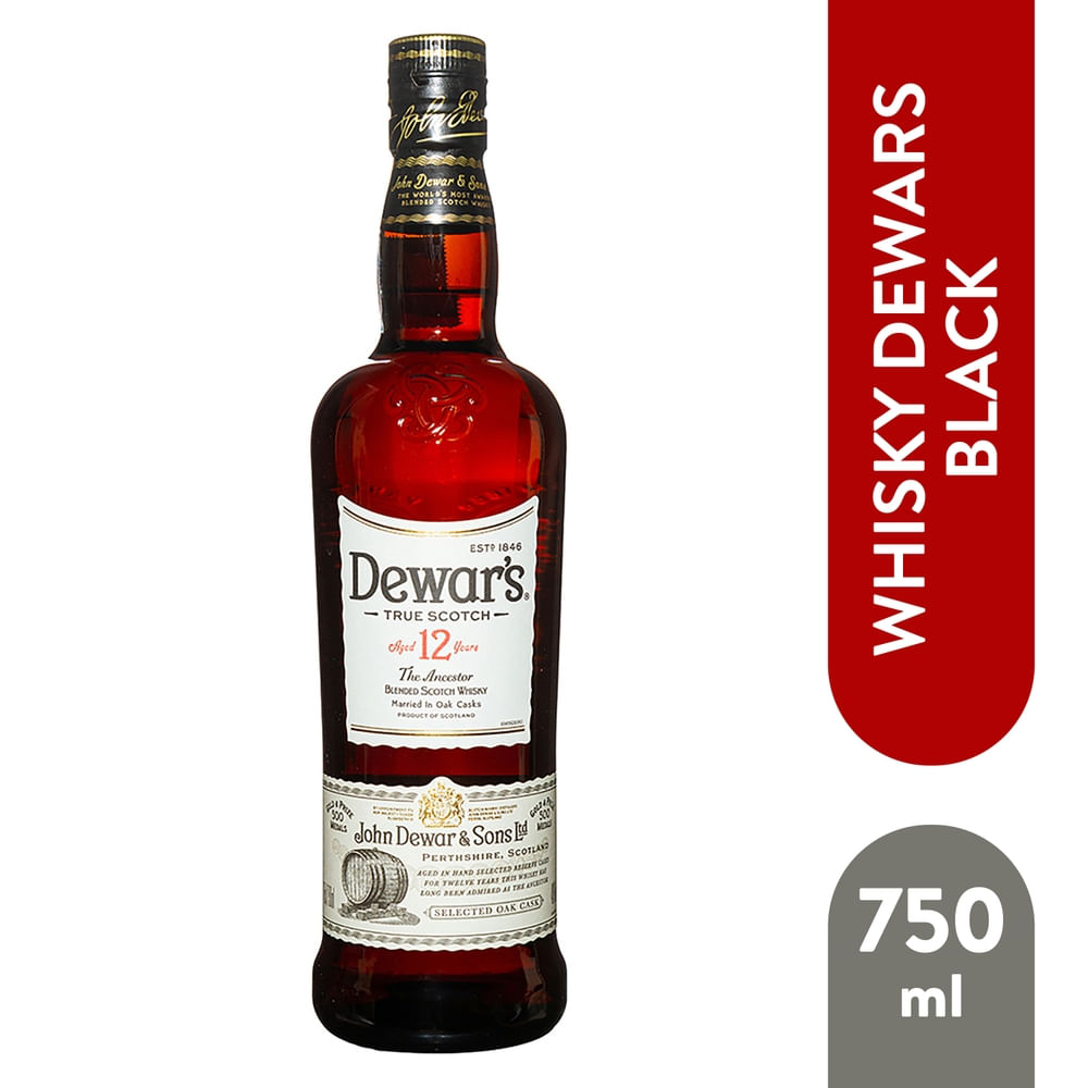 Whisky Dewars Black - 750 ml