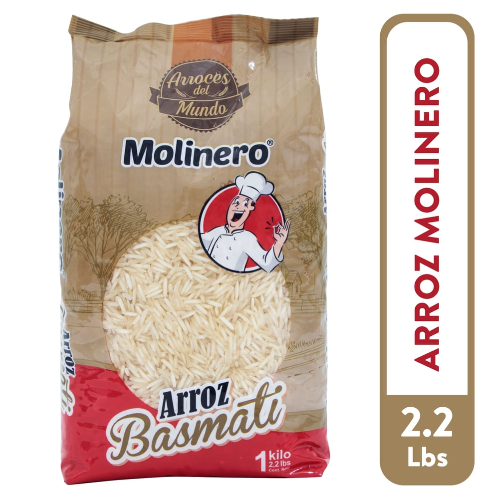 Arroz Molinero Basmati 1 Kilo