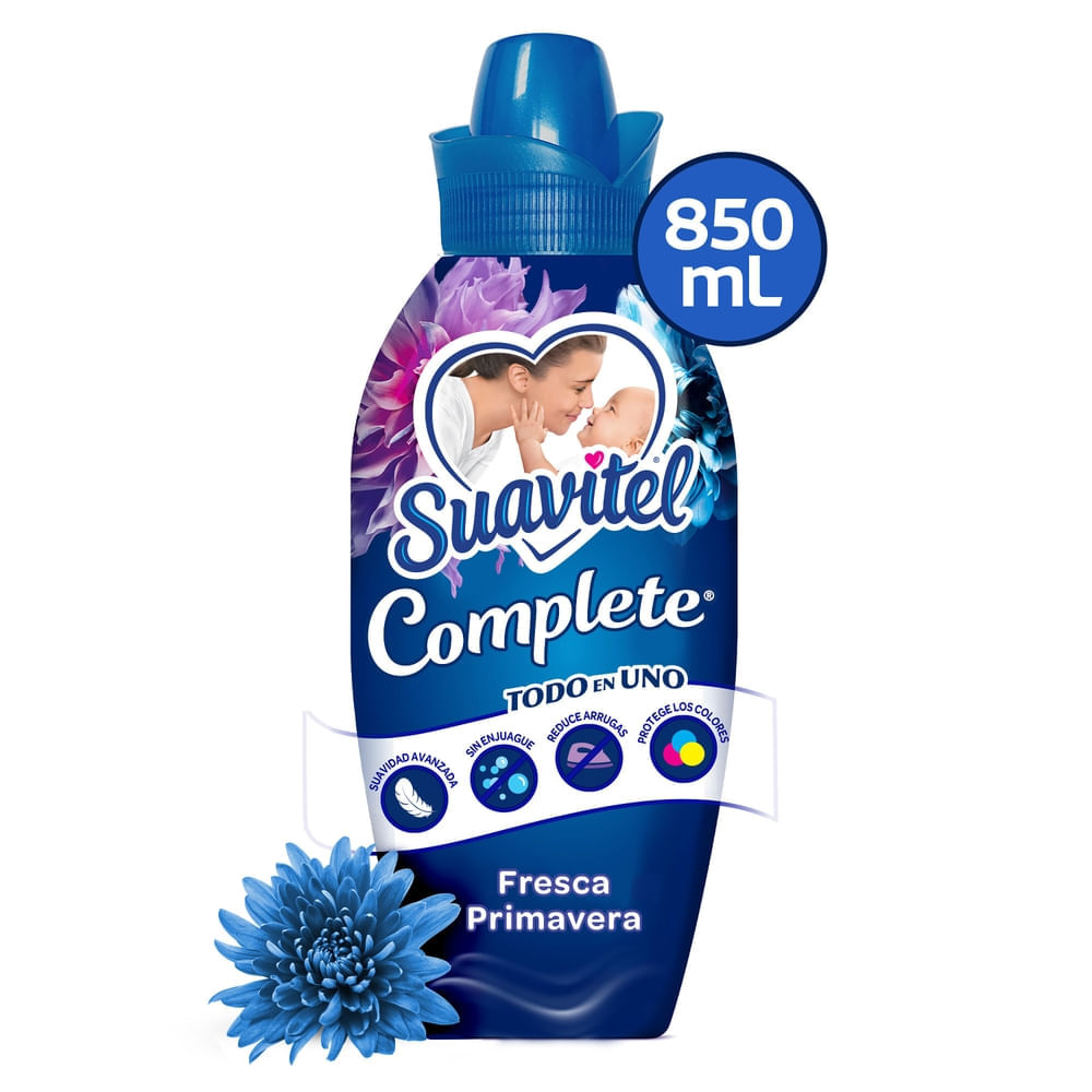 Suavizante de Telas Suavitel Complete Fresca Primavera - 850 ml