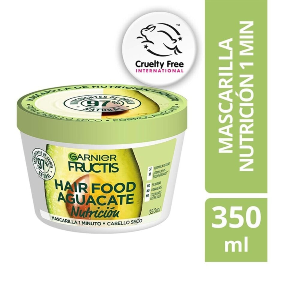 Mascarilla De Nutrición Garnier Hair Food Aguacate - 350 ml
