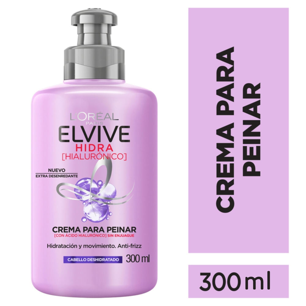 Crema L´Oréal Paris Para Peinar Elvive Hidra Hialurónico - 300 ml