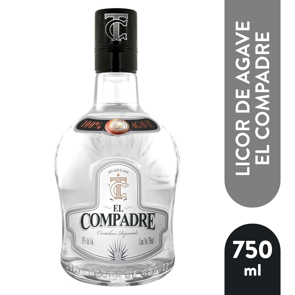 Tequila Cristalino El Compadre