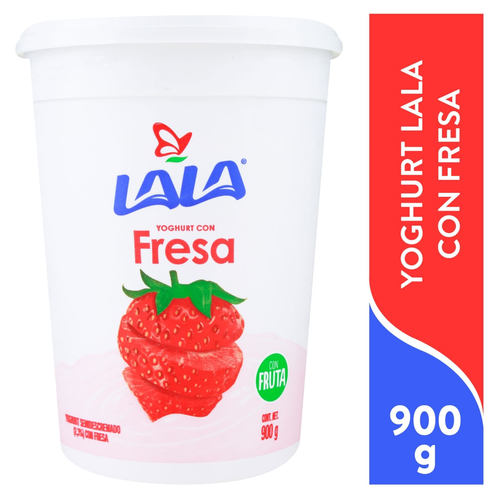 Yogurt Fresa Con Fruta Lala