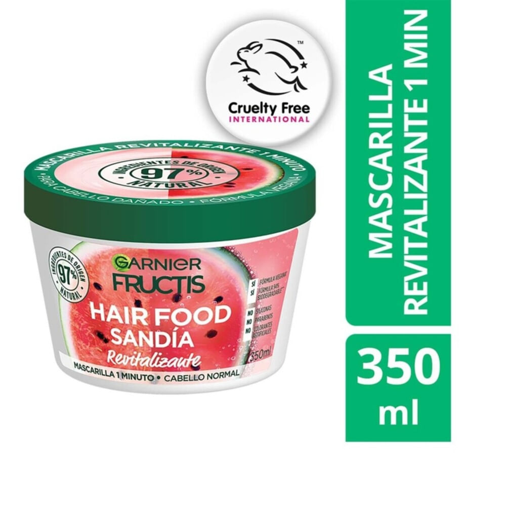 Mascarilla Revitalizante Hair Food Sandía Fructis