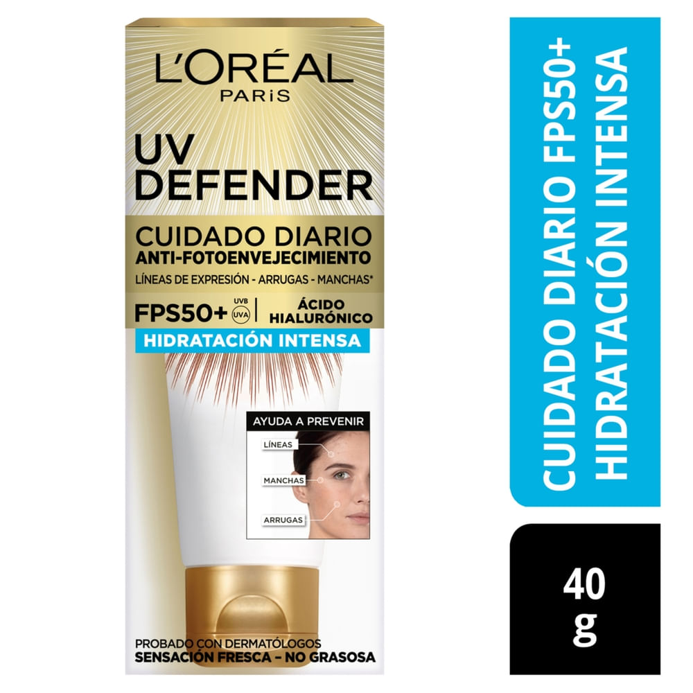 Crema Facial Defender UV Hidratación Loreal