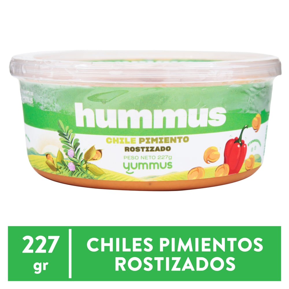 Hummus Yum Chiles Pimientos -227 g