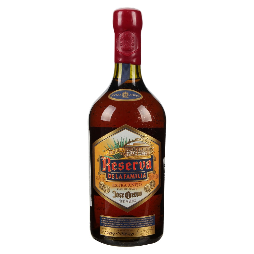 Tequila Jose Cuervo, reserva de la familia extra añejo - 750 ml