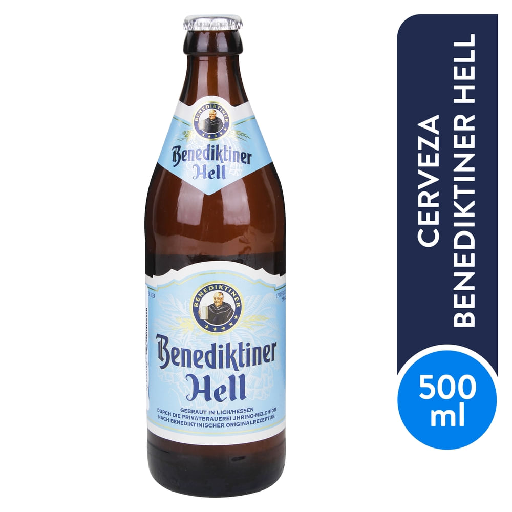 Cerveza Benediktiner Hell De Trigo - 500 ml