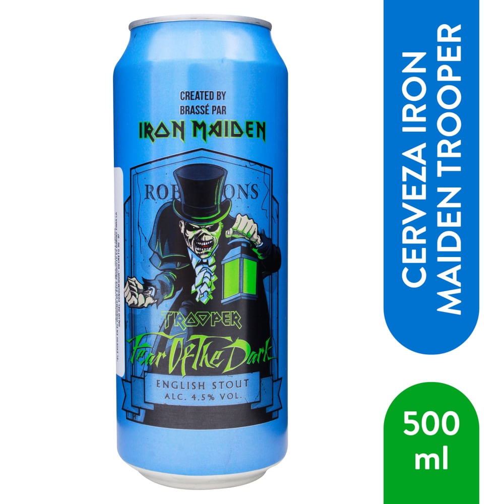 Cerveza Trooper Fear Of The Dark Lata - 500 ml