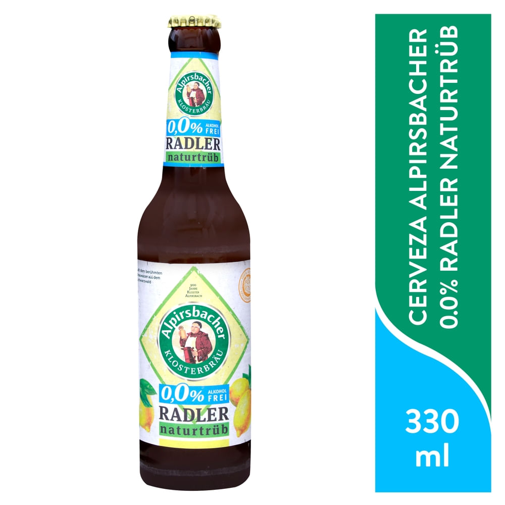 Cerveza Alpirsbacher Radler 0 Lim - 330 ml