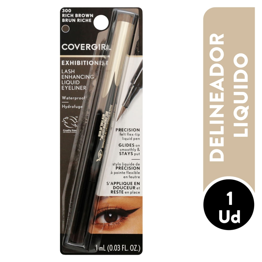 Delineador líquido Covergirl exhibitionist 300 rich brown - 1 ml
