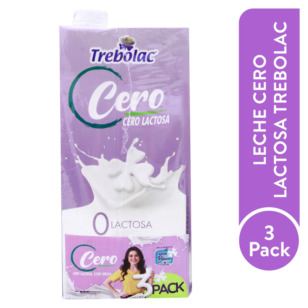 Leche Uht Trebolac Cero Deslactosada semidescremada - 2838ml