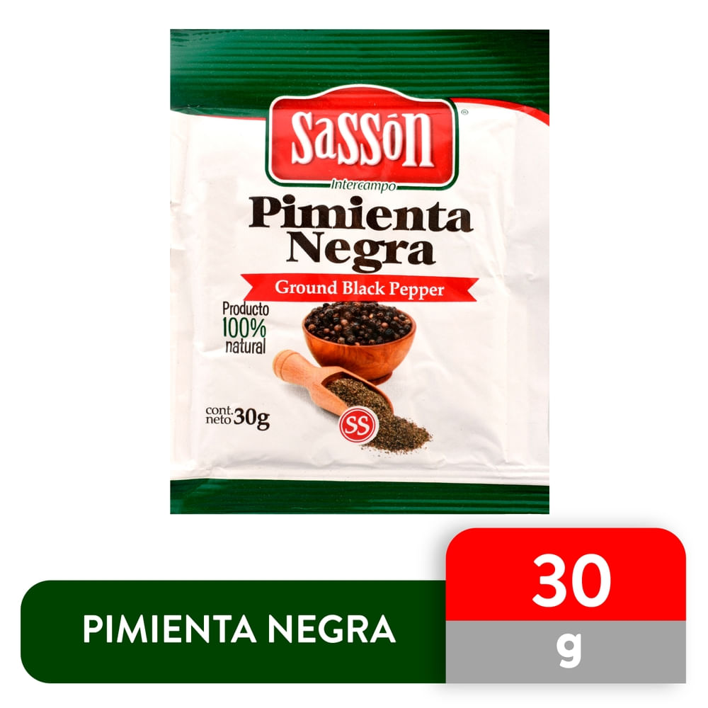 Pimienta Negra Molida Sassón Sobre