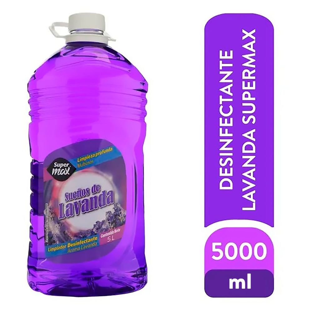Desinfectante Marca Supermax Lavanda - 5000 ml