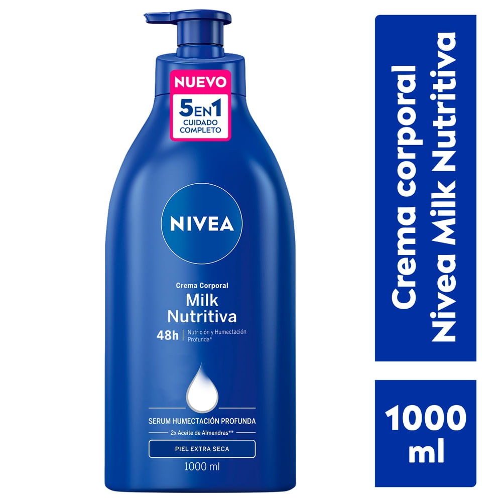 Crema Corporal Milk Nutritiva Piel Extra Seca Nivea