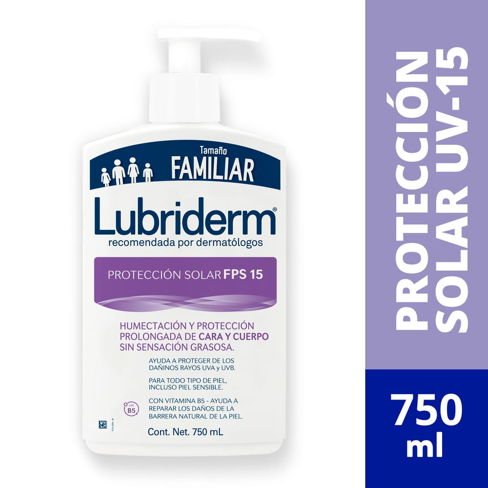 Crema Corporal Protección Solar FPS 15 Lubriderm