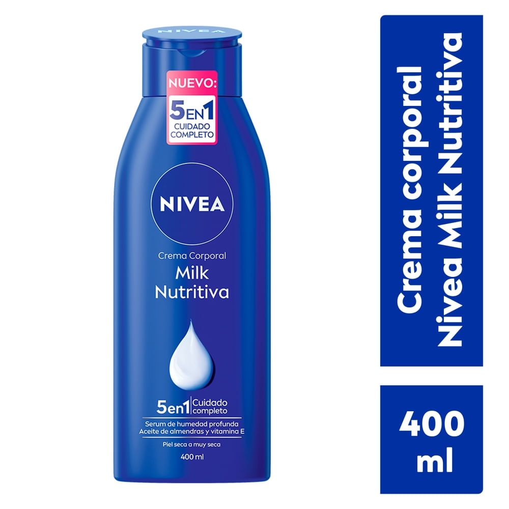 Crema Corporal Milk Nutritiva Piel Extra Seca Nivea