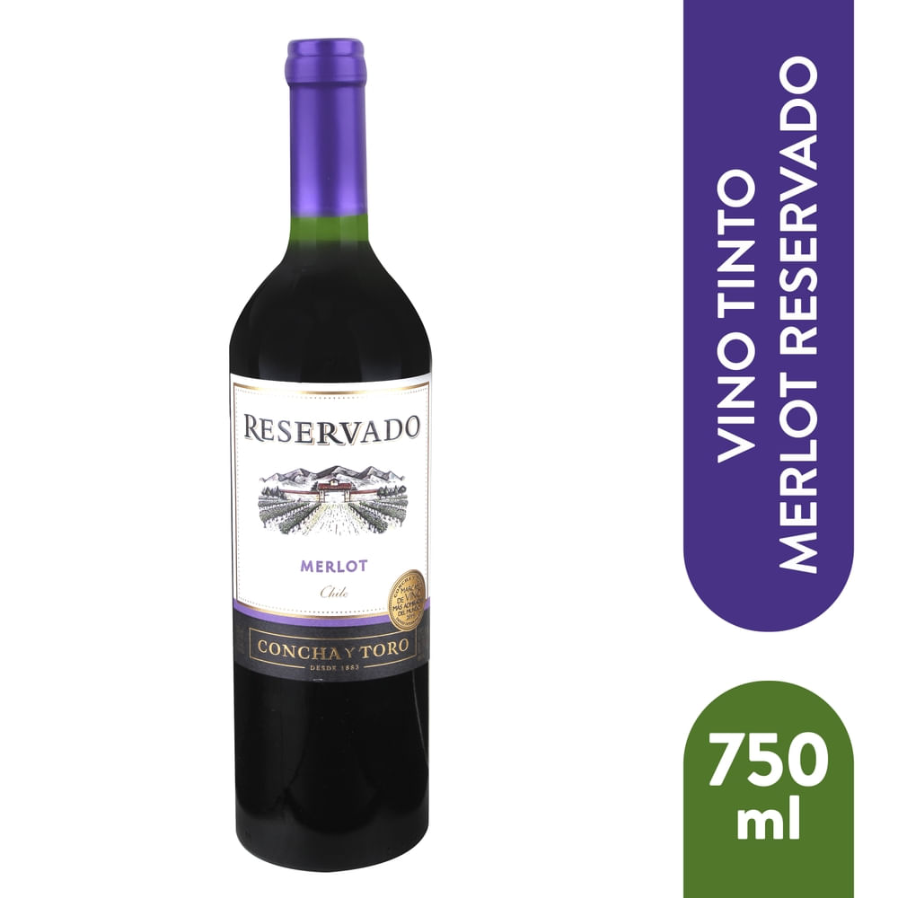 Vino Merlot Cabernet Sauvignon Reservado