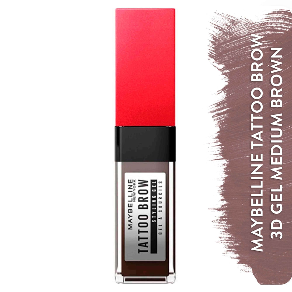 Gel para cejas Maybelline 3D medium brown - 5.4 g