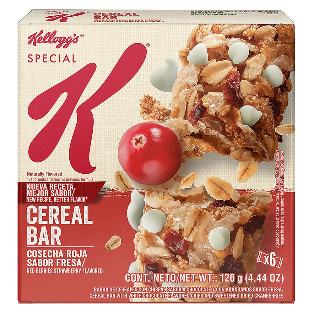 Barra Cereal Cosecha Roja Special K