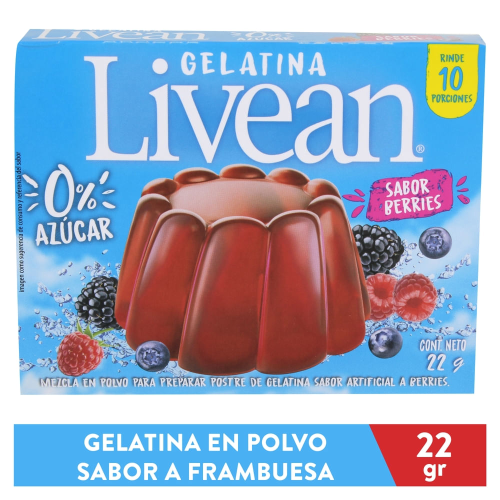 Gelatina Berries Livean