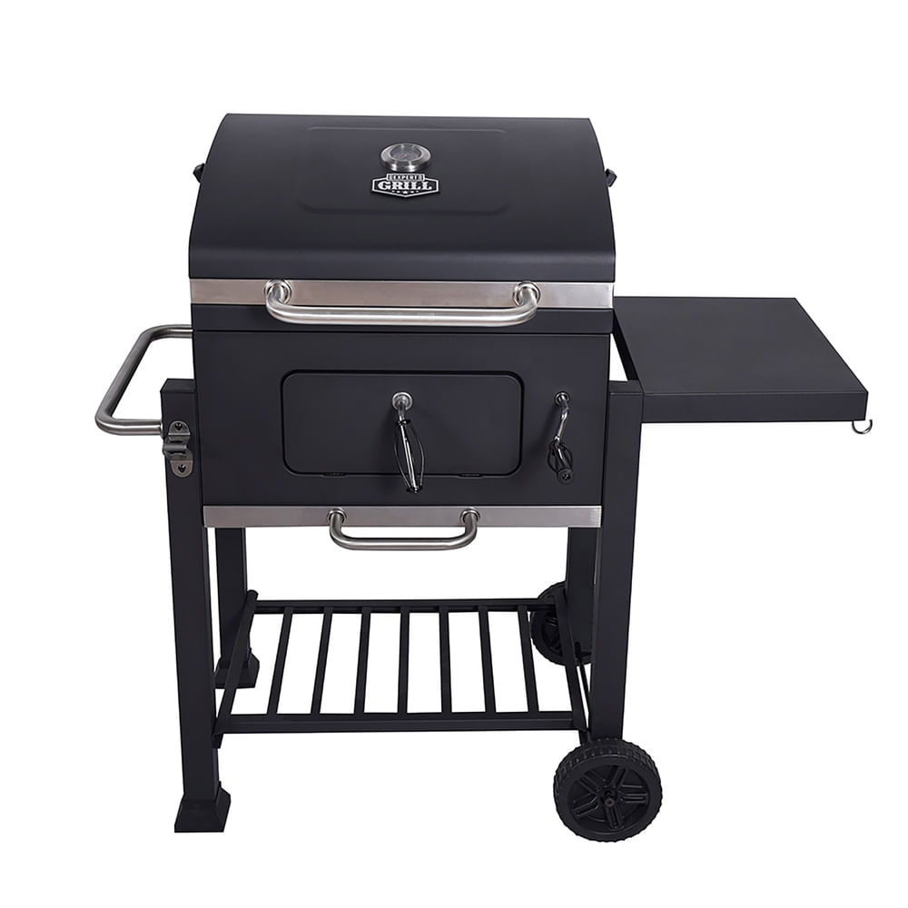 Parrilla de carbón Expert Grill deluxe con ruedas - 24 Pulgadas