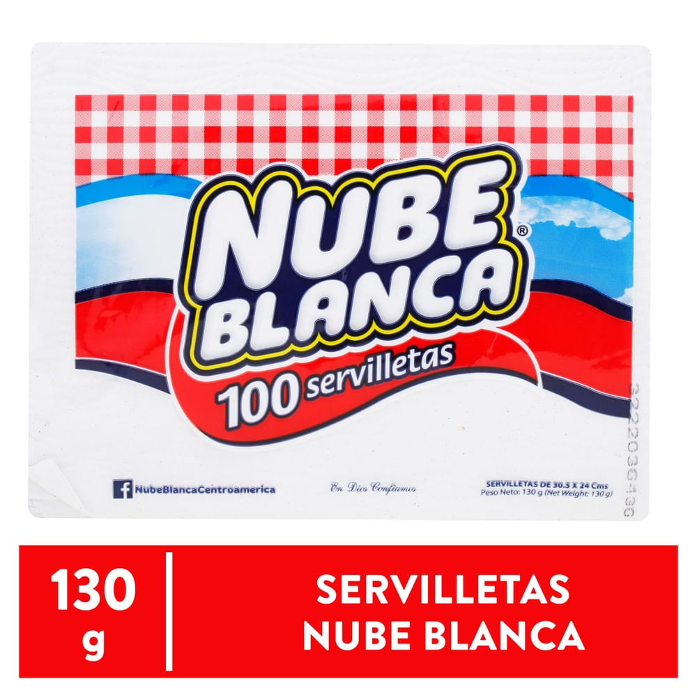 Servilleta Nube Blanca -100 Uds