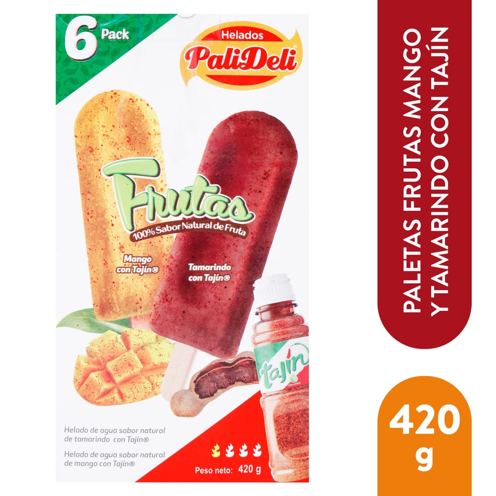 Paleta Fruta Con Tajín Palideli
