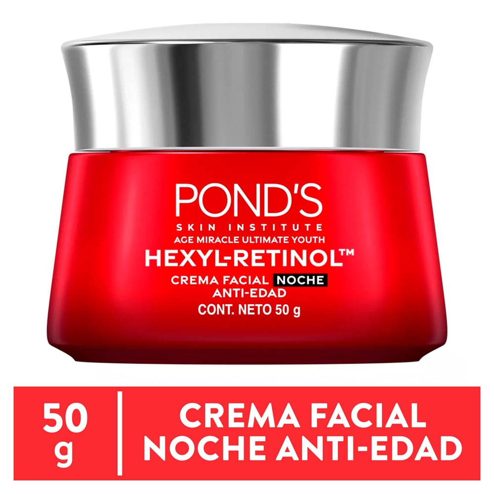 Crema Facial Noche Antiedad Hexil Retinol Ponds