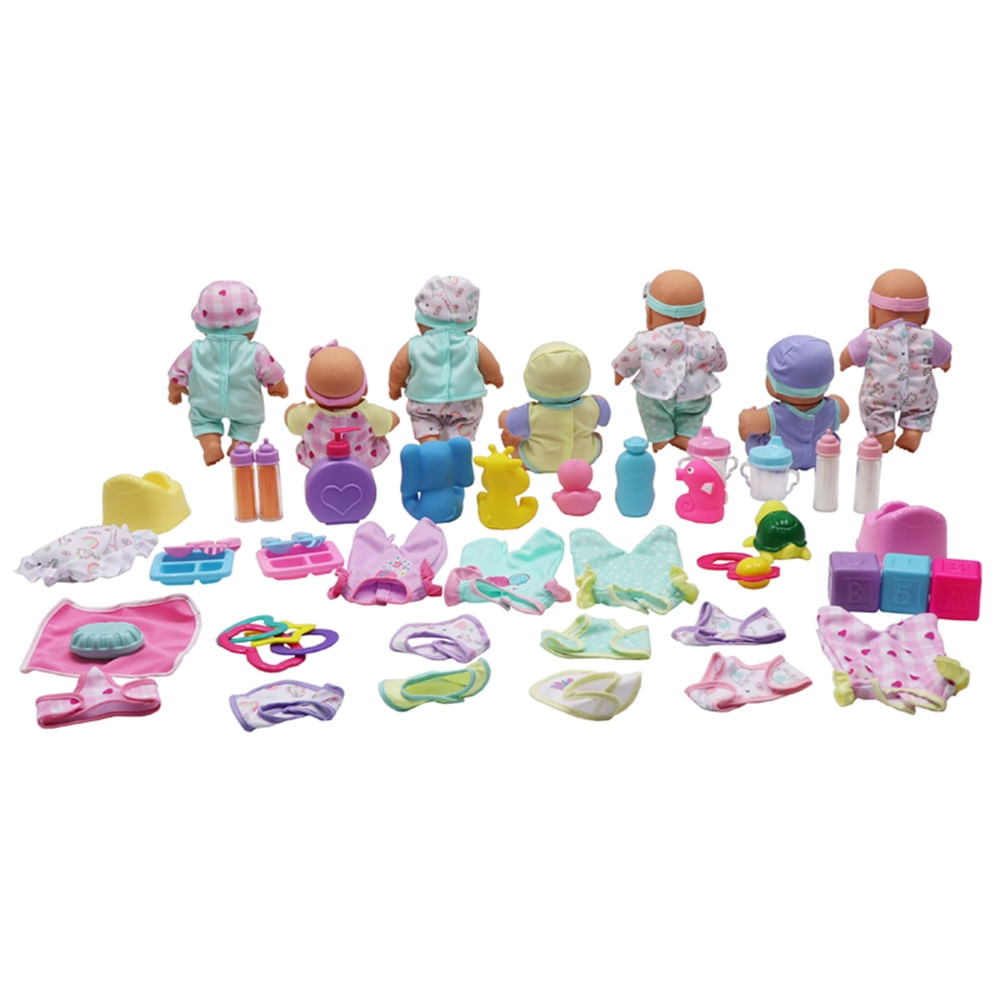 Set My Sweet Love 7 bebes con accesorios