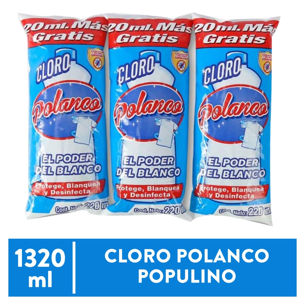 Cloro Polanco Populino - 1320 ml