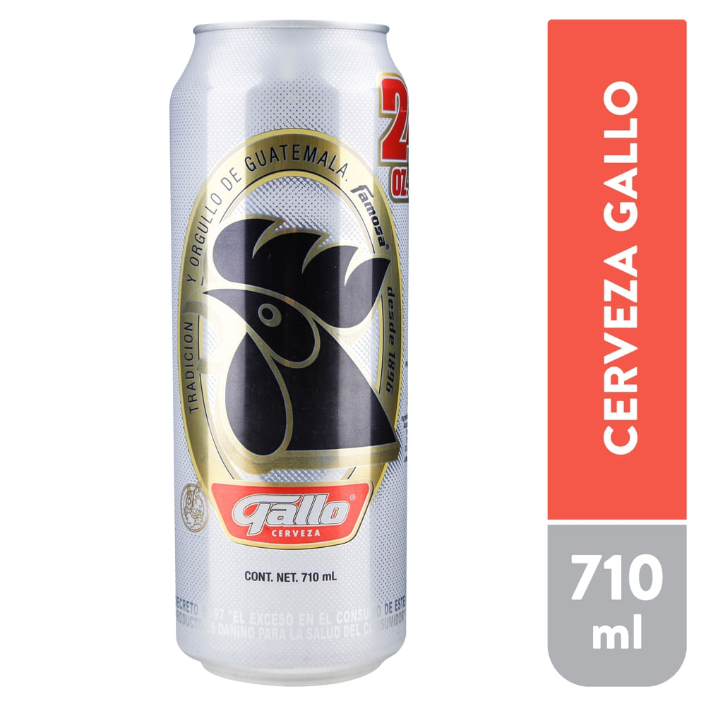 Cerveza Gallo Lata - 710 ml