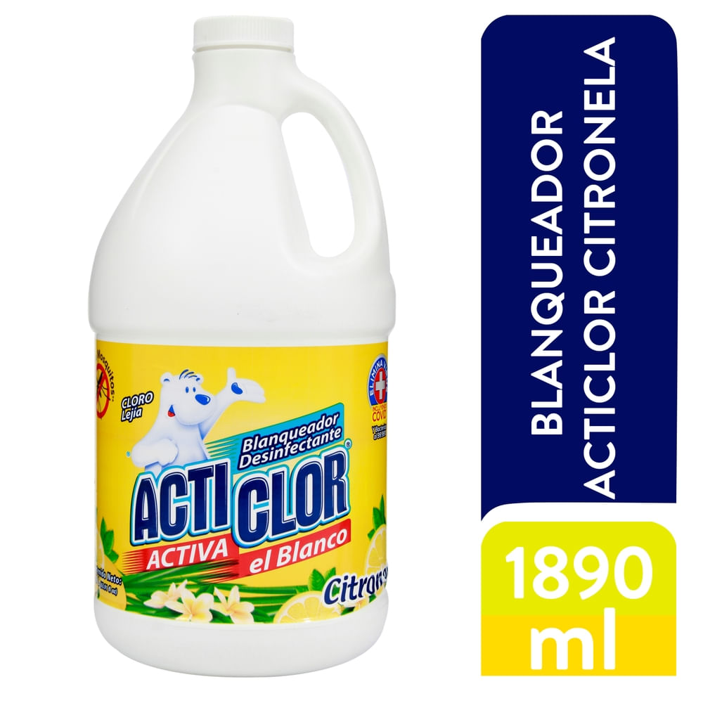 Cloro Acticlor Con Aroma A Citronela - 1890 ml