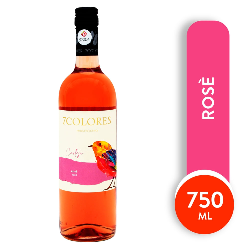 Vino Rosado 7 Colores, Cortejo Rose - 750ml