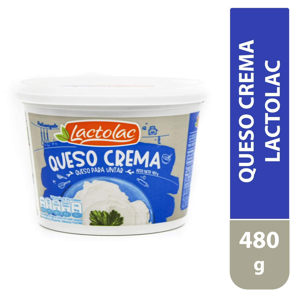 Queso Crema Lactolac para untar - 480 g