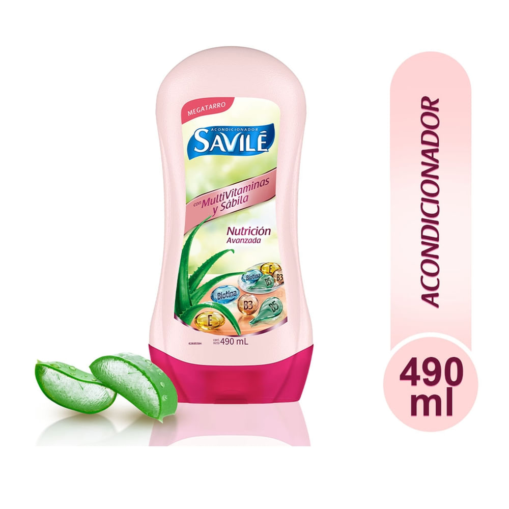 Acondicionador Multivitaminas Y Sábila Savilé