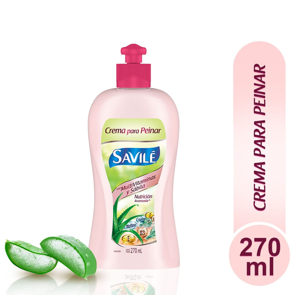 Crema Peinar Multiviataminas Sábila Savilé
