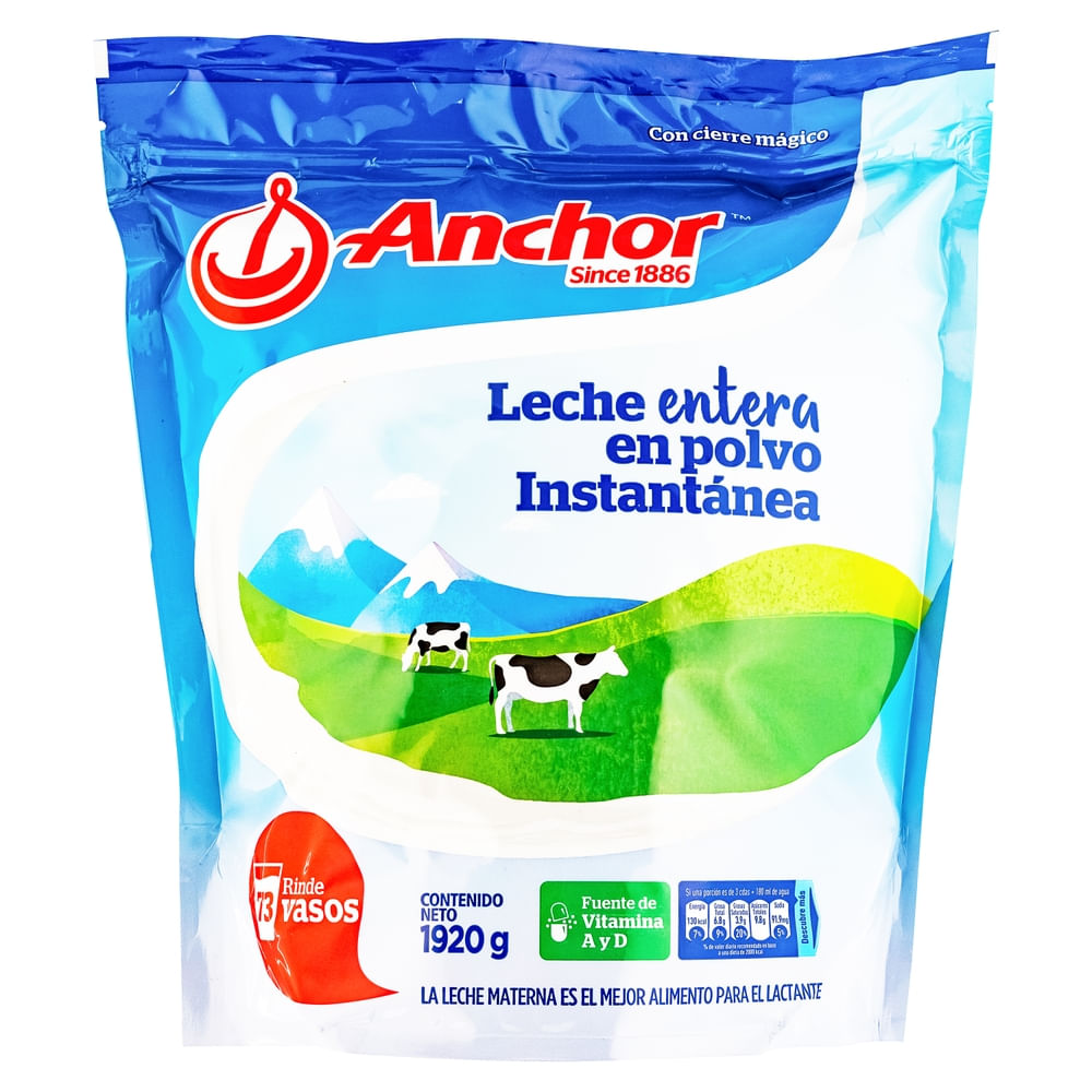 Leche Entera Anchor Instantánea - 1920 g