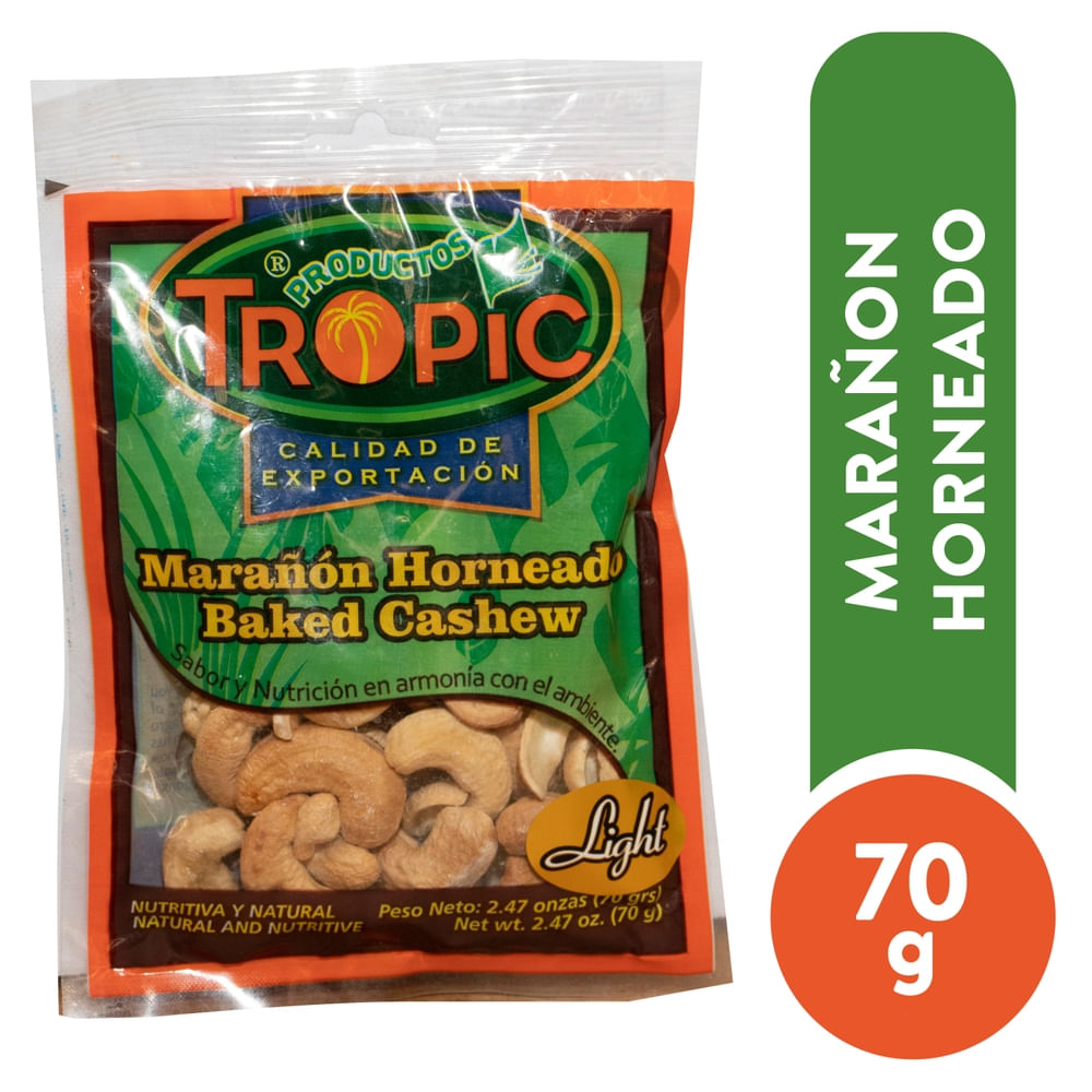 Boquitas Tropical Marañon Horneado - 70 g