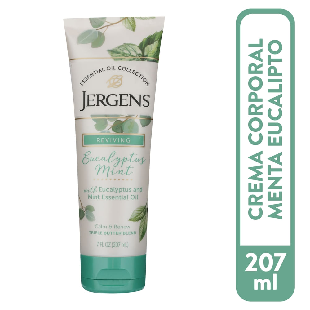Crema corporal Jergens de eucalipto y menta - 207 ml