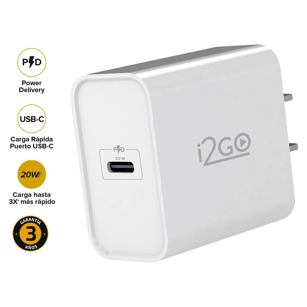 Cubo de carga I2GO, Tipo C 20W