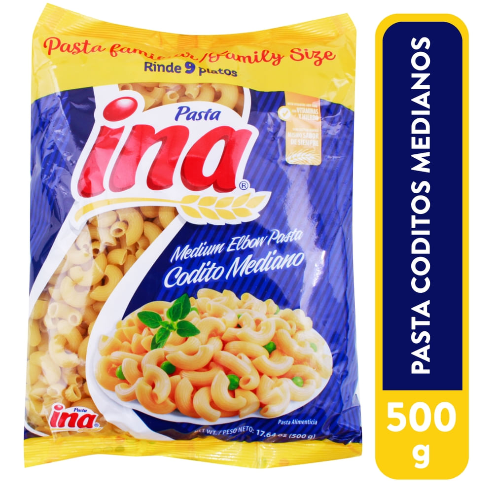 Pasta Codito Mediano Ina