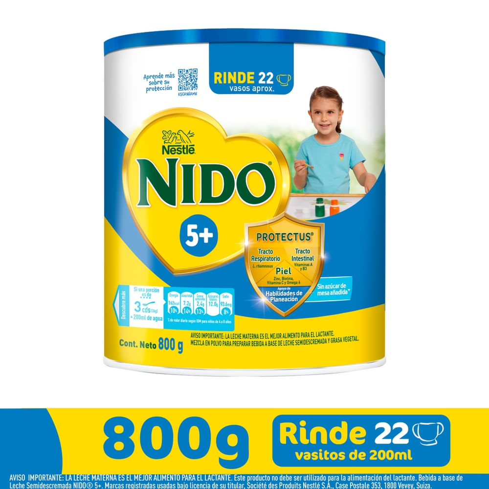 Bebida Láctea Protectus 5+ Nido