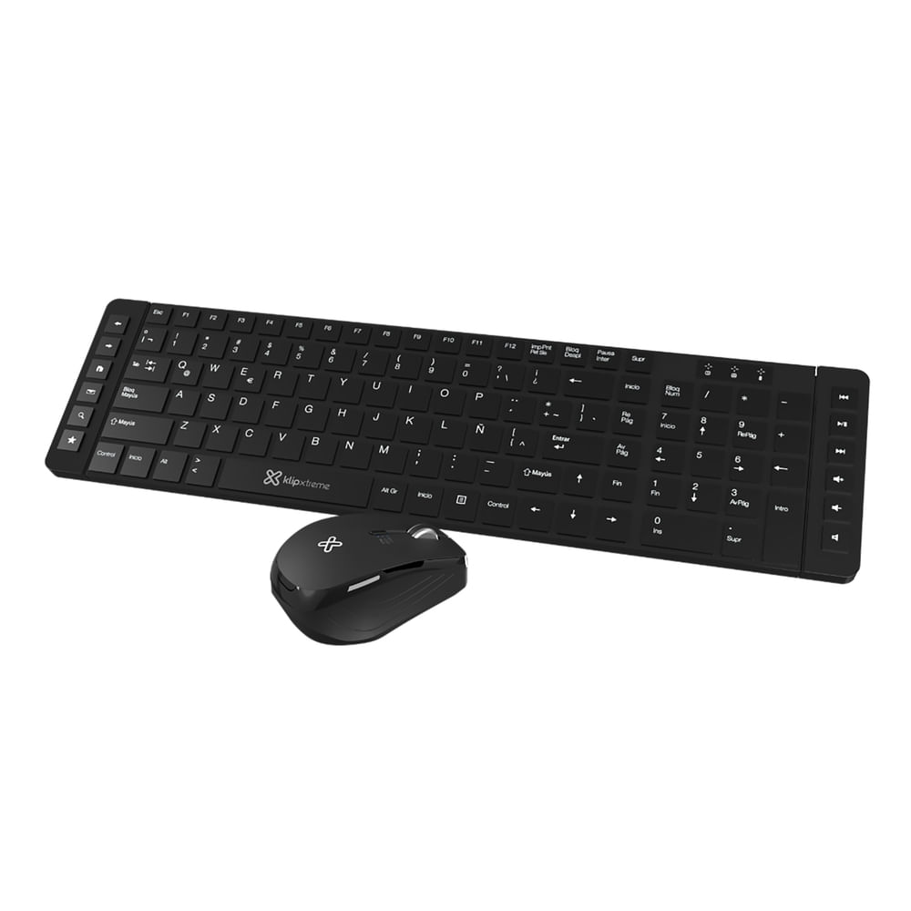 Dúo inalámbrico Klip Xtreme, teclado y mouse