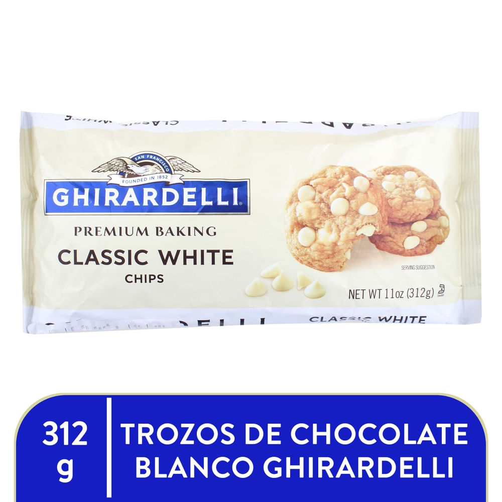 Chispas Chocolate Blanco Ghirardelli