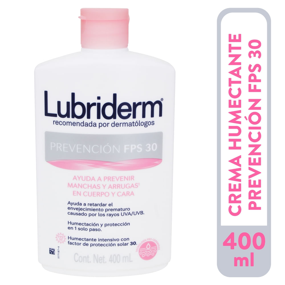 Crema Lubriderm Fps30 400Ml