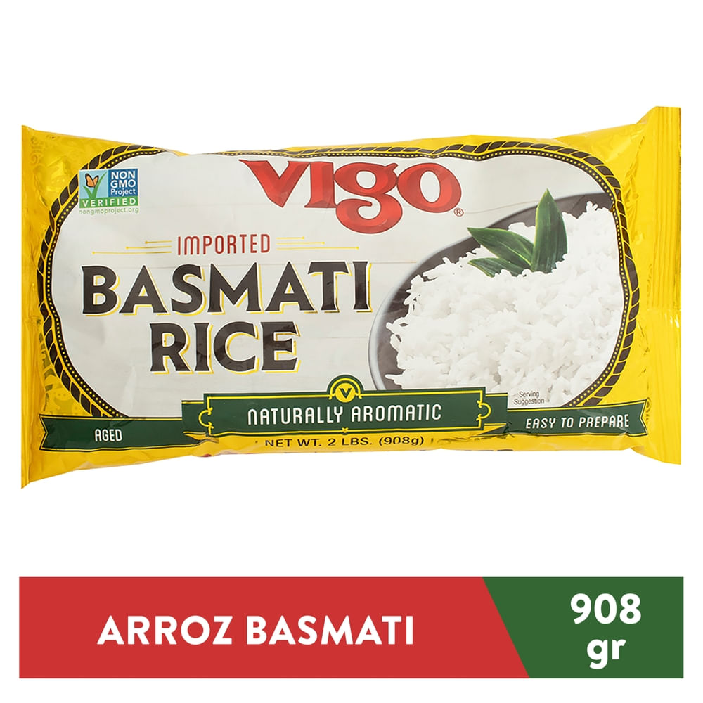 Arroz Vigo Basmati Naturalmente aromático - 908 g