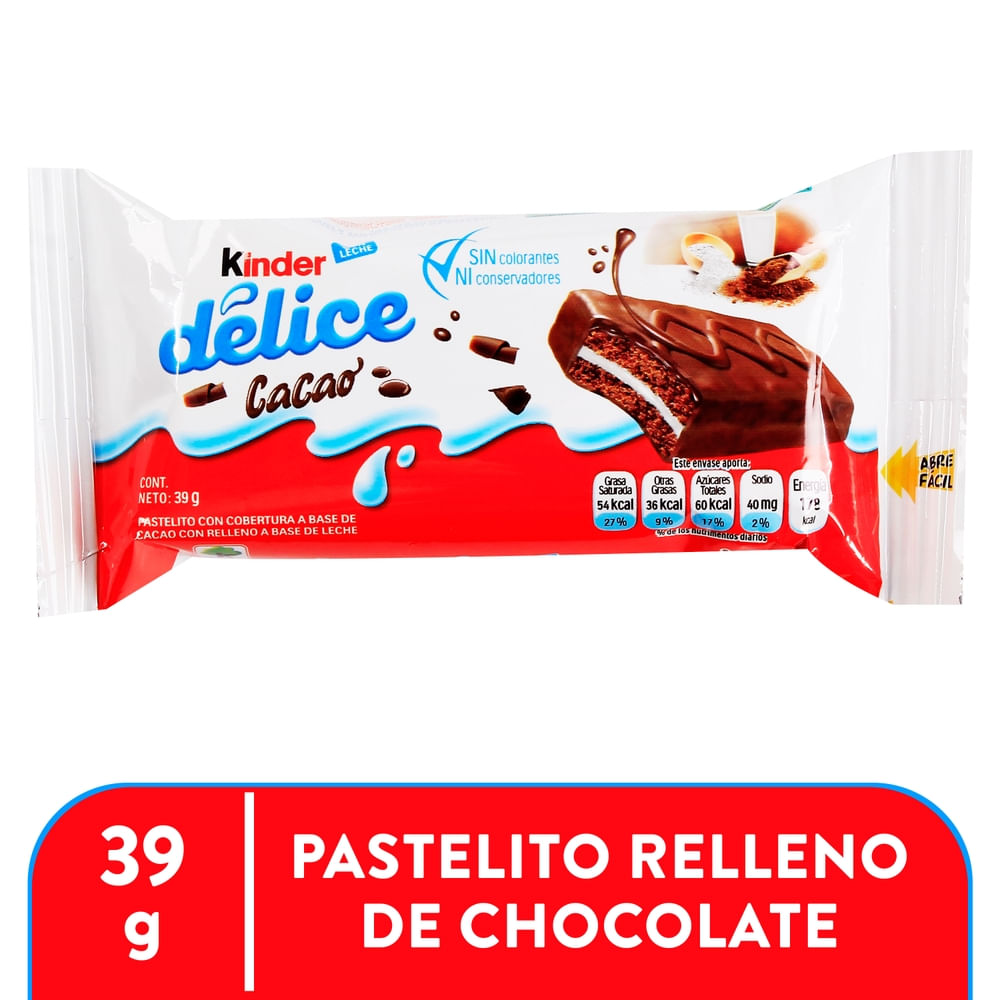 Kinder Pastelito Délice Cacao